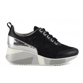 Cafe Noir SNEAKERS ALLACCIATA IN PIZZO E PELLE - GDH923
