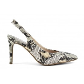 Cafe Noir SCARPA APERTA DIETRO IN PITONE TACCO 90MM - GNA842