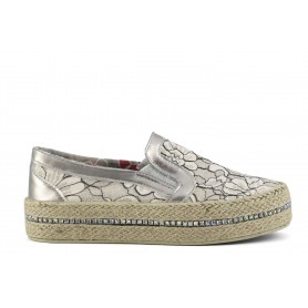 Cafe Noir SLIP-ON FASCIA CORDA IN PIZZO E GLITTER - C1DG9530