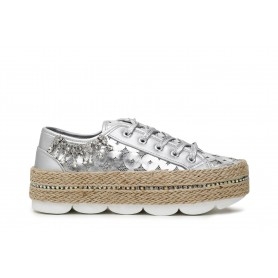 Cafe Noir SNEAKERS FASCIA CORDA CON ACCESSORIO STRASS - C1DG9560