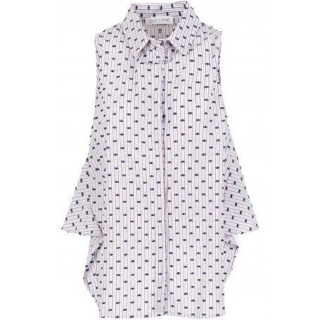 Cafe Noir CAMICIA SMANICATA BALZA DIETRO - C7JC6250