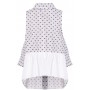 Cafe Noir CAMICIA SMANICATA BALZA DIETRO - C7JC6250