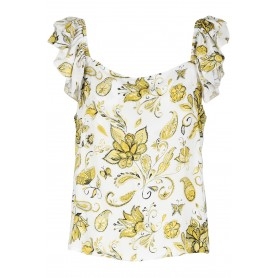 Cafe Noir TOP CON RUCHES ALLE SPALLE - C7JT6060