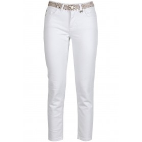 Cafe Noir PANTALONE BULL DENIM CON PAILETTES - C7JJ6190