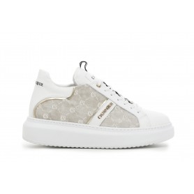 Cafe Noir SNEAKERS IN PELLE E TESSUTO CON LOGO - C1DE1550