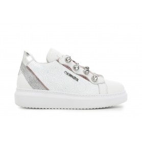 Cafe Noir SNEAKERS IN PELLE E VERNICE CON STRASS - C1DE1600