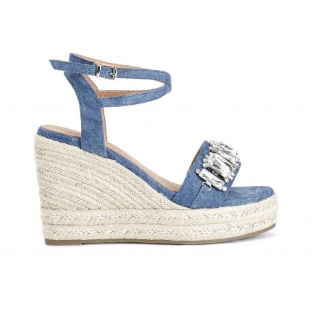 Cafe Noir SANDALO IN CANVAS CON APPLICAZIONI SULLA TOMAIA - C1XA9103