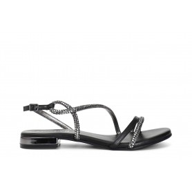 Cafe Noir SANDALO ASIMMETRICO CON STRASS TERMOSALDATI - C1XJ1111