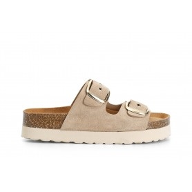 Cafe Noir CIABATTA IN PELLE CON FIBBIE - C1XP3001