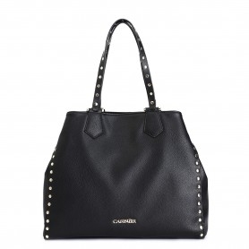 Cafe Noir SHOPPING MORBIDA CON APPLICAZIONE RIVETTI E ATTACCHI MANICI IN METALLO - C3MA0802