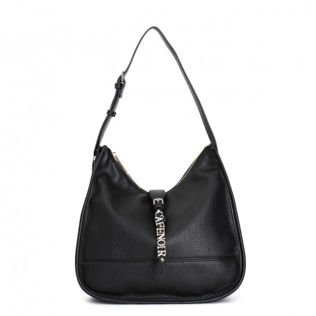 Cafe Noir SACCA MORBIDA  IN MATERIALE CON GRANA,PASSANTE CON APPLICAZIONE DI LETTERING - C3NB0807