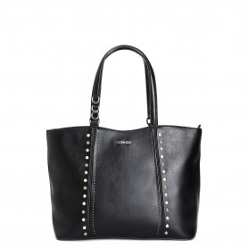 Cafe Noir SHOPPING LINEARE CON APPLICAZIONE DI PIETRE COLORATE E MINI RIVETTI - C3NI0817