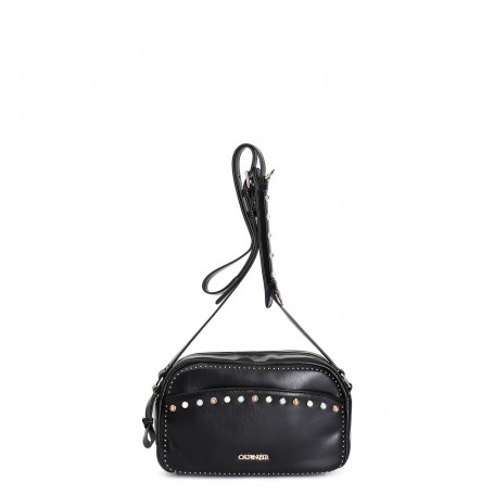 Cafe Noir CAMERA BAG CON TASCA CON APPLICAZIONE DI PIETRE COLORATE E MINI RIVETTI - C3NI0819