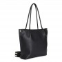Cafe Noir SHOPPING IN MATERIALE CON GRANA, TRACOLLA REMOVIBILE IN NASTRO E CHARM IN METALL - C3YE0806