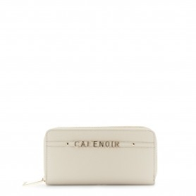 Cafe Noir ZIP ROUND GRANDE , CON APPLICAZIONE DI LETTERING IN METALLO - C4AB0805