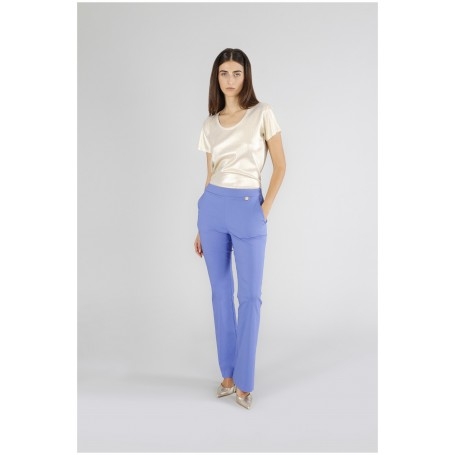 Cafe Noir PANTALONE A ZAMPA TESSUTO SUPERSTRETCH - C7JP0237