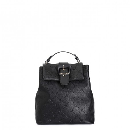 Cafe Noir ZAINO CON PATTINA CON STAMPA MONOGRAM EMBOSSED E PASSANTE E FIBBIA RIVESTITA, - C3NH0821