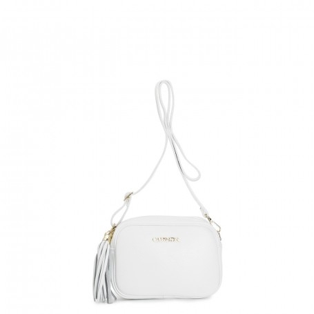 Cafe Noir CAMERA BAG IN PELLE MARTELLATA CON TRACOLLA CON MOSCHETTONI E NAPPINA - C3XH0022