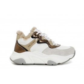 Cafe Noir SNEAKERS IN NYLON E PELLE SCAMOSCIATA - C1DA9240