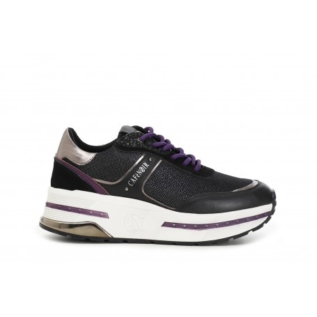 Cafe Noir SNEAKERS IN PELLE SCAMOSCIATA E TESSUTOMESH - C1DB9040