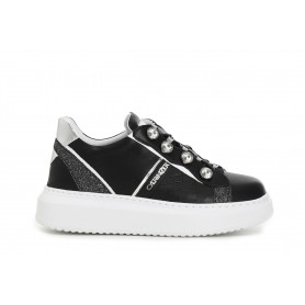 Cafe Noir SNEAKERS IN PELLE CON STRASS A DECORO - C1DE1620