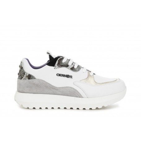 Cafe Noir SNEAKERS IN PELLE CON BORCHIE - C1DH1010