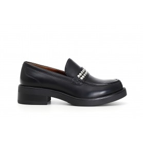 Cafe Noir MOCASSINO IN SIMILPELLE SPAZZOLATA CON ACCESSORIO - C1EA9702