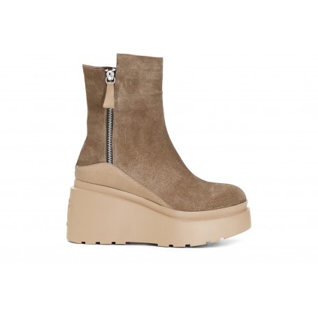 Cafe Noir TRONCHETTO IN PELLE SCAMOSCIATA CON CERNIERE - C1HB6010