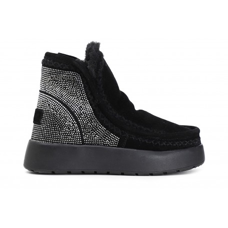 Cafe Noir TRONCHETTO IN PELLE SCAMOSCIATA E MICROSTRASS - C1DZ6140