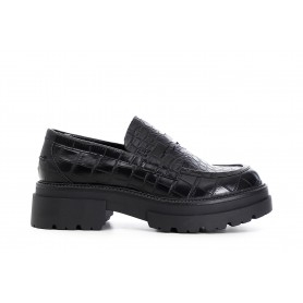 Cafe Noir MOCASSINO IN SIMILPELLE STAMPA COCCO CON PASSANTE - C1EC8220