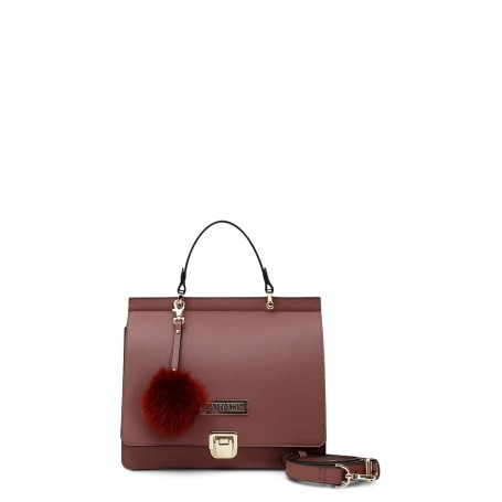 Cafe Noir CARTELLA IN SAFFIANO CON POM PON - C3WH0302