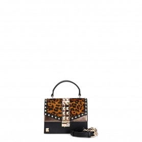 Cafe Noir MINIBAG CON RIPORTI IN CAVALLINO CON BORCHIE E STRASS - C3ZF0301