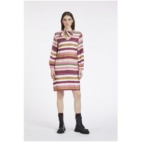 Cafe Noir ABITO STAMPATO CON FUSCIACCA AL COLLO - C7JA0077