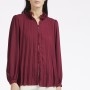 Cafe Noir CAMICIA PLISSETTATA CON RUCHES AL COLLO - C7JC0063