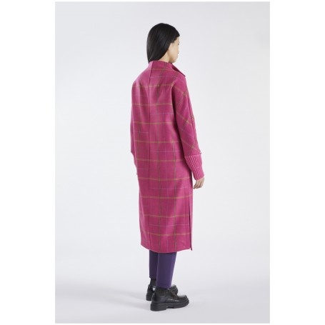 Cafe Noir CAPPOTTO A QUADRI CON POLSI - C7JI0030