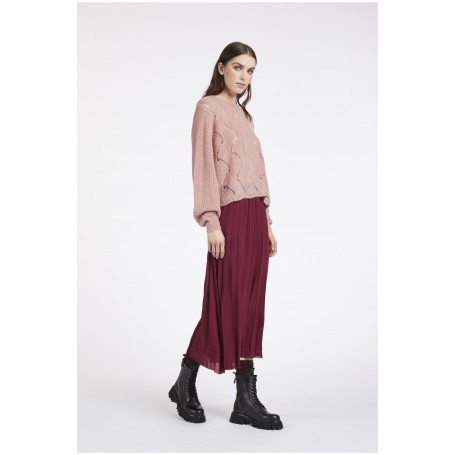 Cafe Noir MAGLIA GIROCOLLO MISTO ANGORA TRAFORATO - C7JM0106