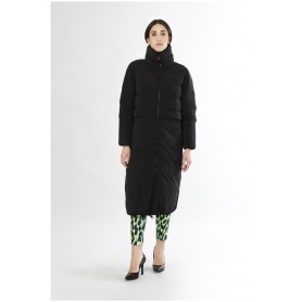 Cafe Noir PIUMINO LUNGO CON ZIP LATERALI - C7JN0035