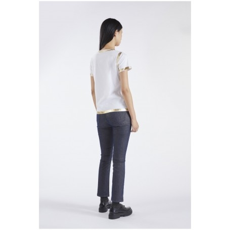 Cafe Noir T SHIRT CON LAMINA ALLE CUCITURE - C7JT0018