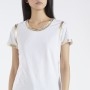 Cafe Noir T SHIRT CON LAMINA ALLE CUCITURE - C7JT0018