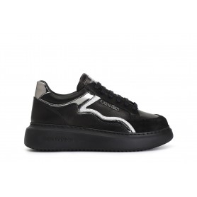 Cafe Noir SNEAKERS IN PELLE CON DETTAGLIO GLITTER - C1DE1001