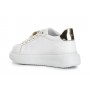 Cafe Noir SNEAKERS IN PELLE CON ACCESSORIO GIOIELLO - C1DE1005