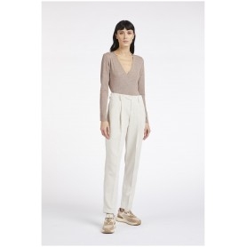 Cafe Noir PANTALONE CARROT IN VELLUTO - C7JP0078