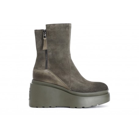 Cafe Noir TRONCHETTO IN PELLE SCAMOSCIATA CON CERNIERA IN METALLO - C1HB6102