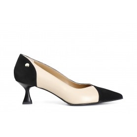 Cafe Noir DECOLLETE' IN CAMOSCIO E NAPPA ASIMETRICA - C1NB5103