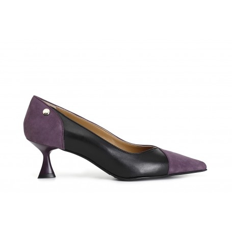 Cafe Noir DECOLLETE' IN CAMOSCIO E NAPPA ASIMETRICA - C1NB5103