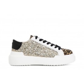 Cafe Noir SNEAKERS ALLACCIATA CON GLITTER - C1XD0110