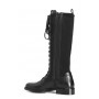 Cafe Noir STIVALE ALLACCIATO IN PELLE E LYCRA STRETCH - C1HC1001