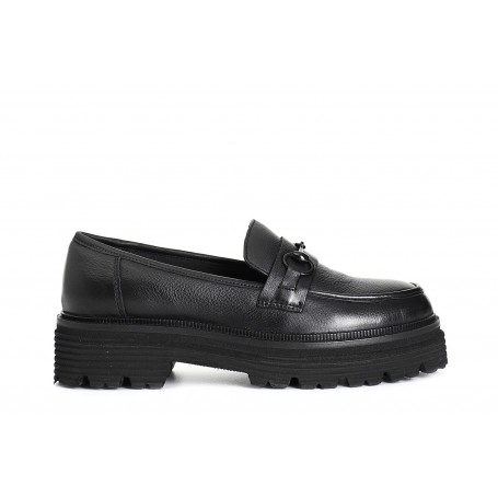 Cafe Noir MOCASSINO IN PELLE CON MORSETTO - C1XV1092