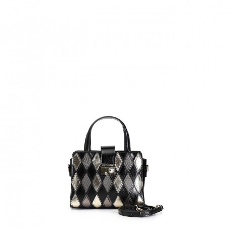 Cafe Noir MINIBAG ROMBI PATCHWORK E ACCESSORIO CON STRASS - C3NF0503