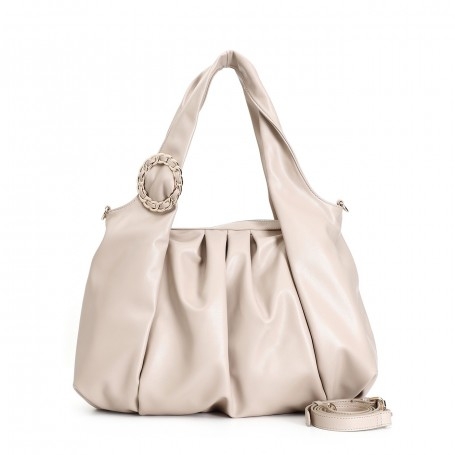 Cafe Noir TOTE CON PIEGHE MORBIDE E ACCESSORIO FIBBIA - C3WD0501